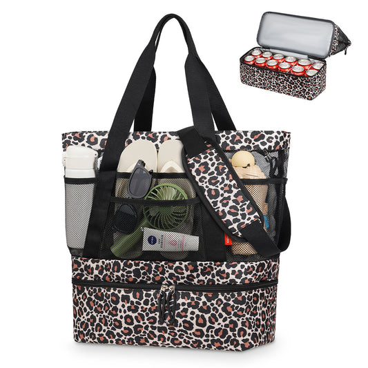 WOOMADA Large Cooler Beach Tote