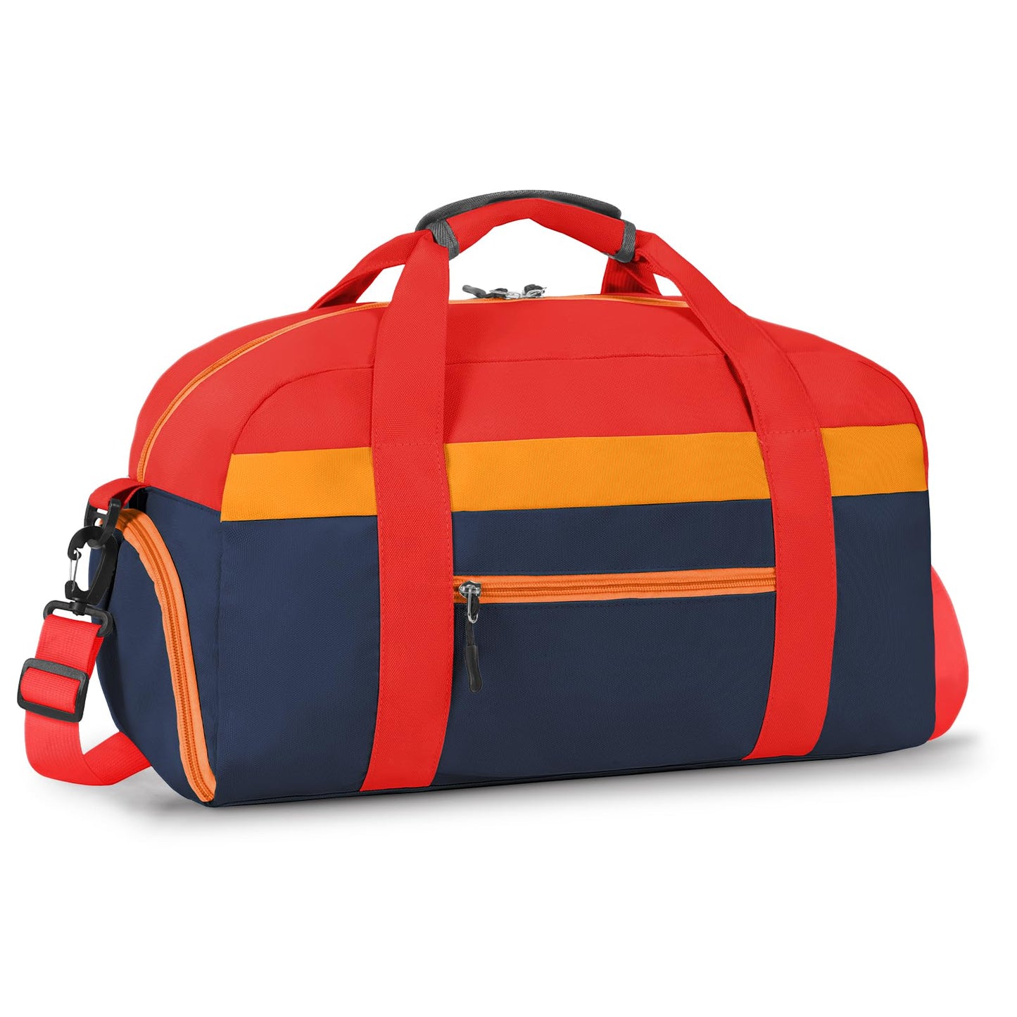 WOOMADA Kids Duffle Bag for Boys or Girls, Kids Overnight Bag with Shoe Compartment＆Wet Pocket, Ideal for School Practice, Sports, Travel(green blue)